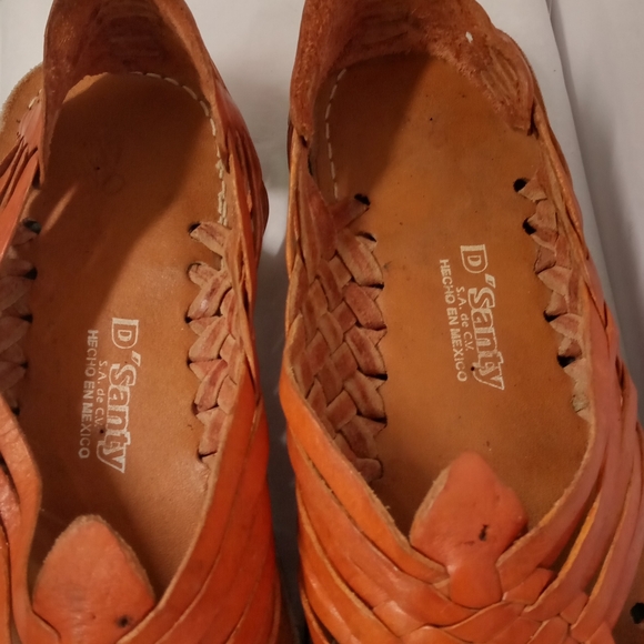 D'Santy Mexican Huaraches Leather Men's Sandals - Picture 2 of 6